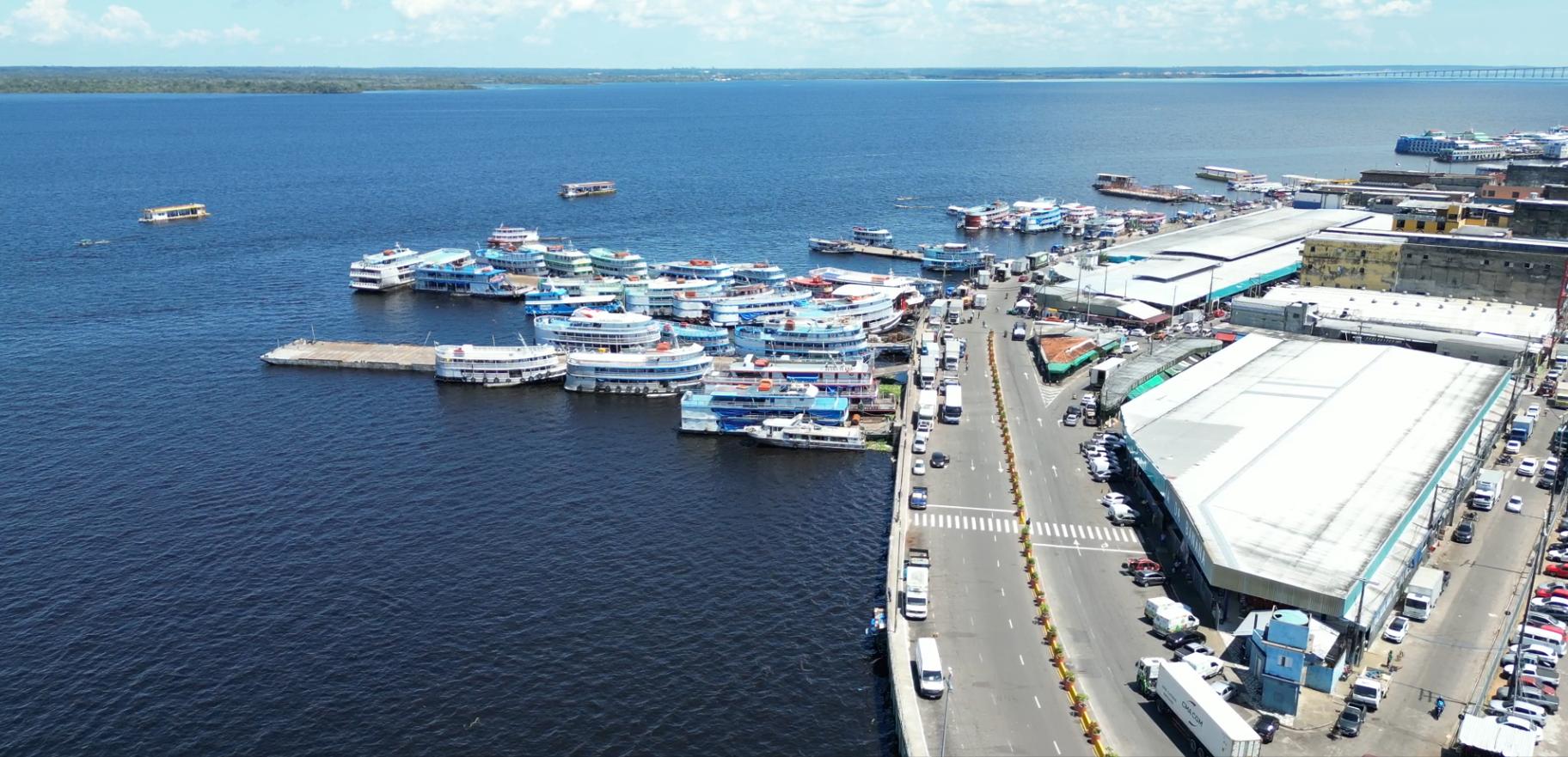 Manaus entra em cota de inundação após Rio Negro atingir 27,92m nesta terça-feira (6)