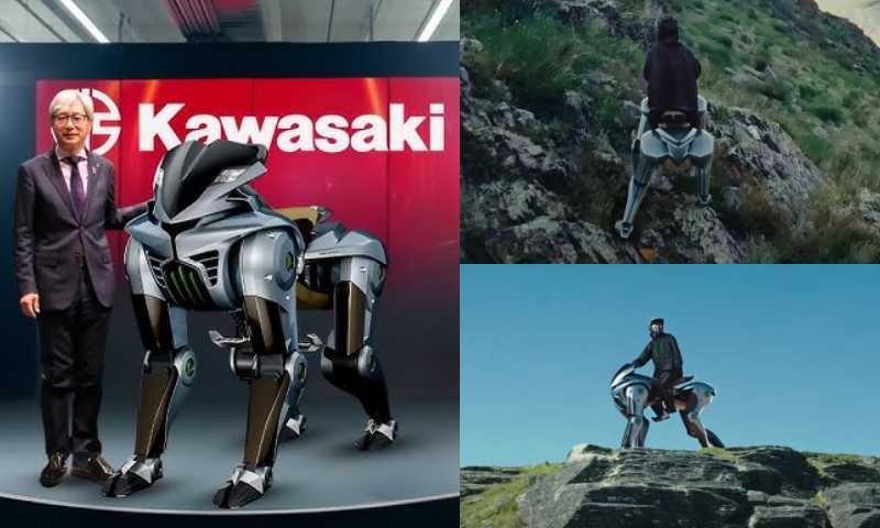 Empresa Kawasaki anuncia “Robô Cavalo”, invenção que pode substituir motocicletas em terrenos difíceis; veja vídeo