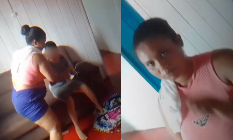 Mulher é flagrada maltratando idosa com deficiência em Carauari, interior do AM; veja vídeo