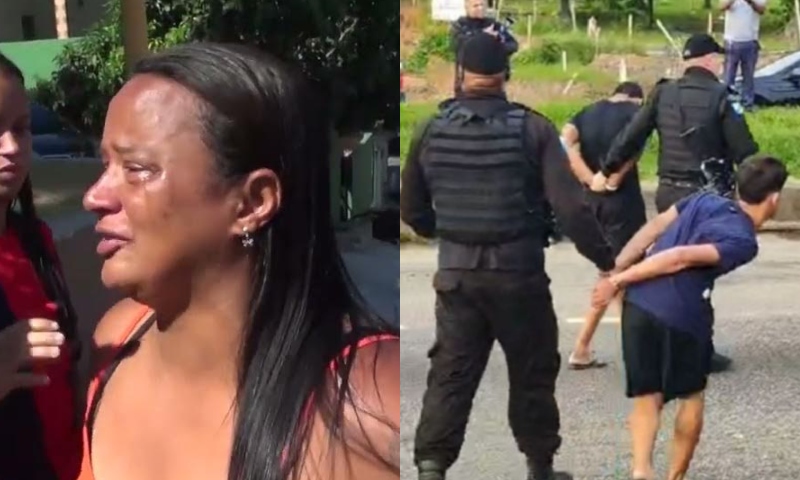 Mãe de preso após assalto a ônibus pede perdão a vítimas e desabafa: “não criei meu filho pra isso”; veja vídeo