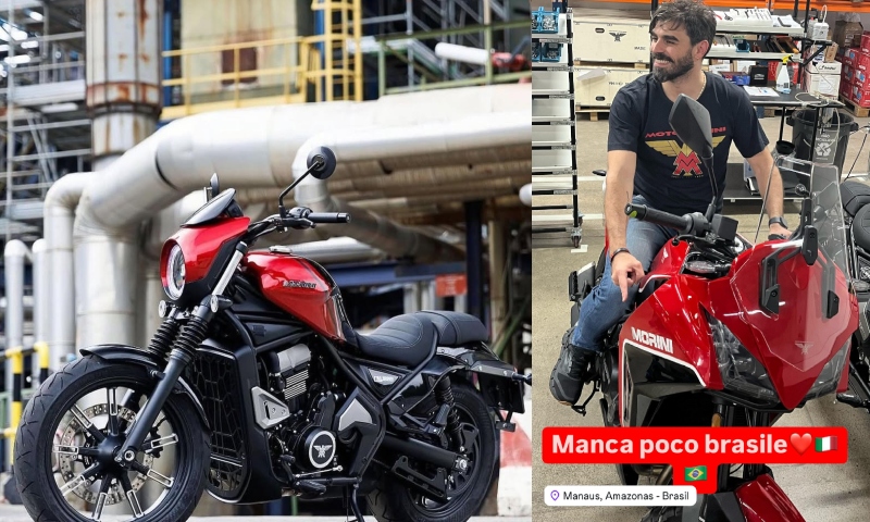 Fabricante italiana Moto Morini começa produção na Zona Franca de Manaus; veja vídeo