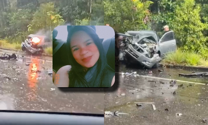 Exclusivo: saiba quem é a mulher grávida que morreu em grave acidente na estrada de Manacapuru; veja vídeos