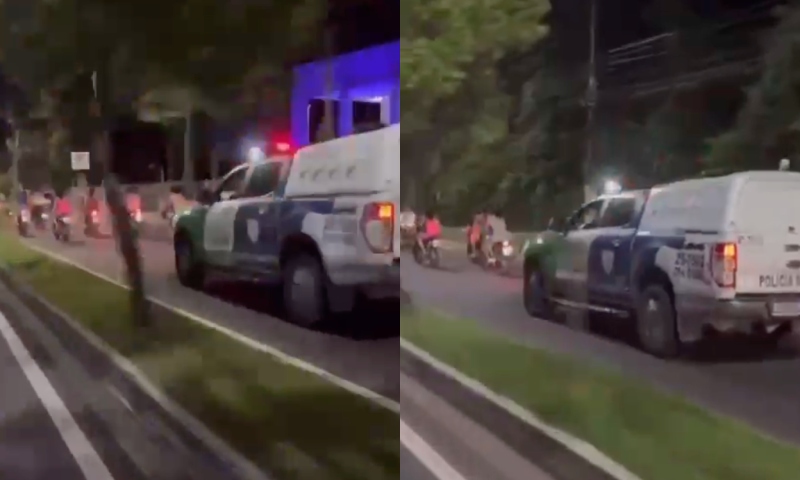 “Rolezinho deu ruim”: tentativa de fugir da polícia acaba em acidente com feridos em Manaus; veja vídeo