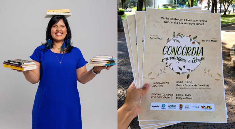 Escritora amazonense lança livro em Santa Catarina com homenagem poética a uma cidade do sul do Brasil