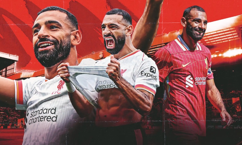 Mohamed Salah, do Liverpool, elege o melhor jogador canhoto da história