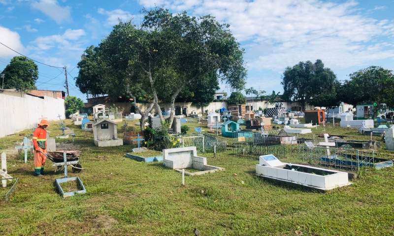 Cemitérios de Manaus terão estrutura especial para receber milhares de visitantes no Dia das Mães