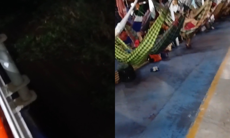 Barco bate em árvore e passageiros entram em desespero em Manacapuru; veja vídeo