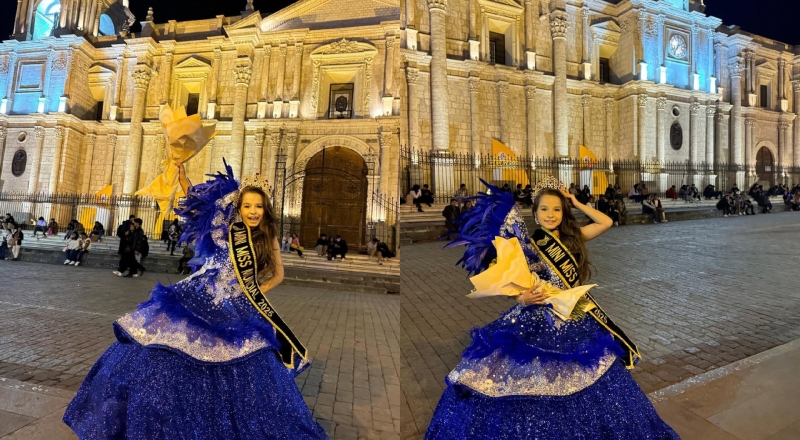 Manauara de 9 anos vence o concurso Mini Miss Mundial 2025 no Peru