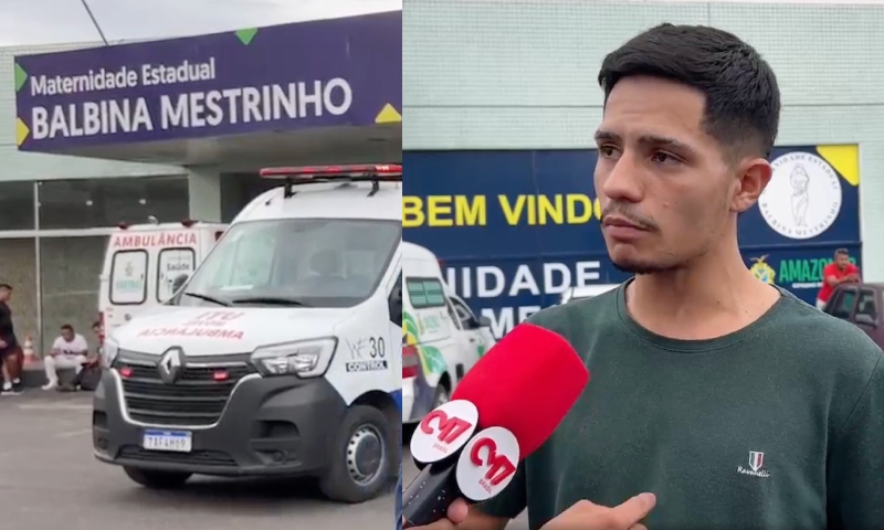 “Ninguém fez nada”, diz marido ao saber que esposa grávida perdeu o bebê por negligência na maternidade Balbina Mestrinho; veja vídeo
