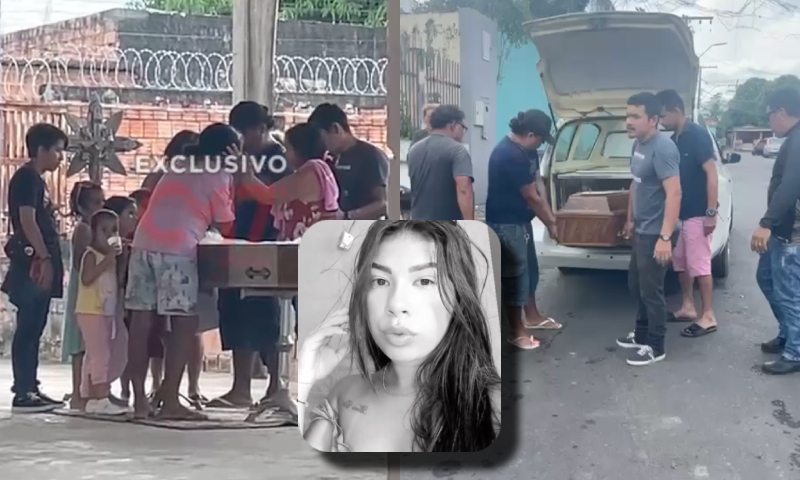 O adeus: família se despede de jovem que foi assassinada com 13 tiros no Valparaiso; veja vídeos