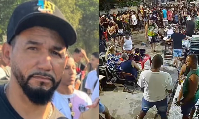 Homem mexe com mulher casada em pagode e é morto a tiros; veja vídeo