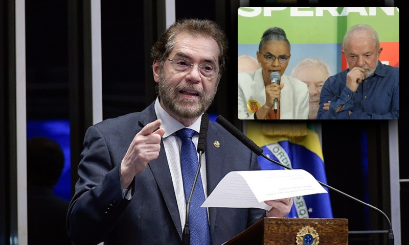 Plínio Valério diz que Lula é refém de organizações internacionais: “Se ele ousar tirar a Marina, vai ser execrado internacionalmente”