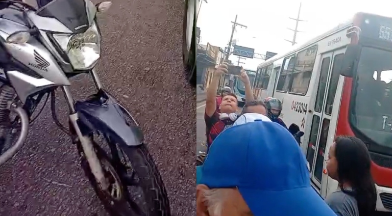 Urgente: motoqueiro morre em grave acidente na Av. Autaz Mirim; veja vídeos