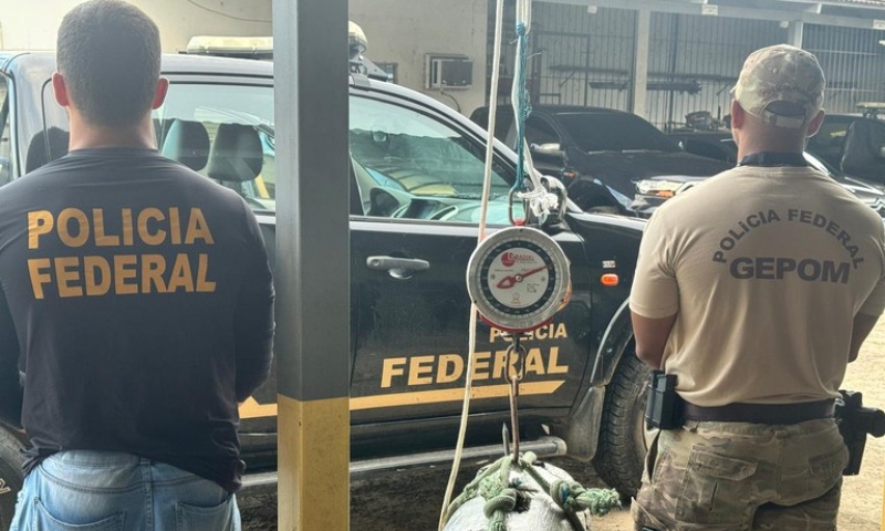 ‘Corre vai miar’: Polícia Federal apreende 44kg de entorpecentes em porto no Amazonas