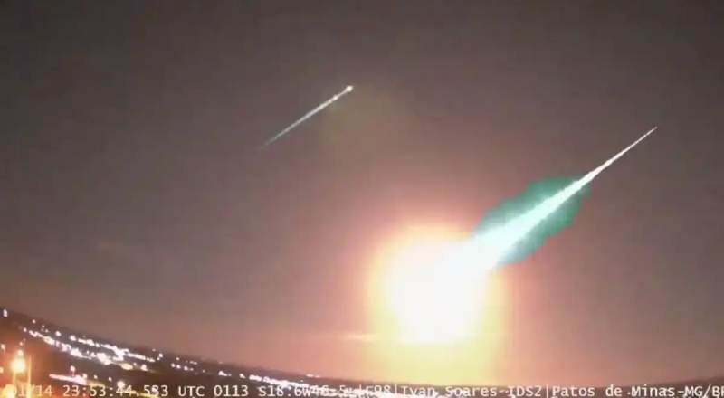 Especialistas explicam ‘bola de fogo’ vista no céu de cidades do Brasil; veja vídeo