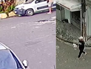 Bandidos armados roubam carro de trabalhador no Coroado; veja vídeo