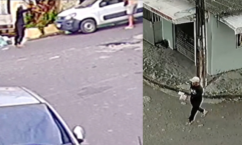 Bandidos armados roubam carro de trabalhador no Coroado; veja vídeo