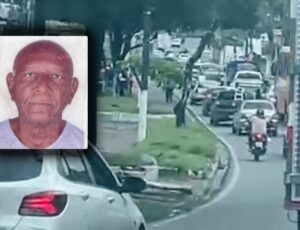 Idoso morre atropelado ao tentar atravessar avenida em Manaus; veja vídeo