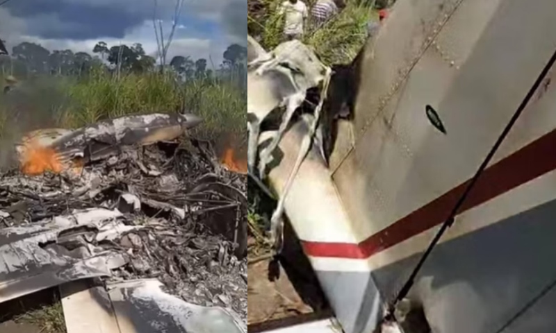 Avião com 200 kg de drogas é interceptado pela FAB e PF no Pará; veja vídeo