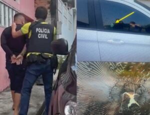 Homem é preso após atirar em mulher e deixá-la paraplégica em Manaus; veja vídeo