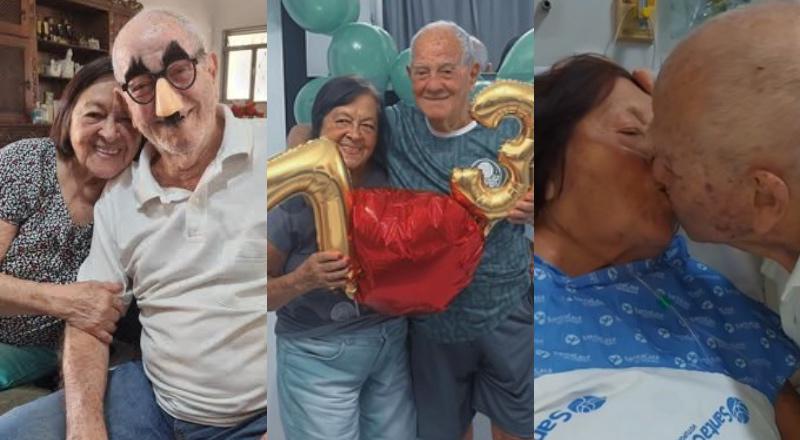 “Unidos até o fim”; casal morre no mesmo dia após 74 anos de casamento; veja vídeo