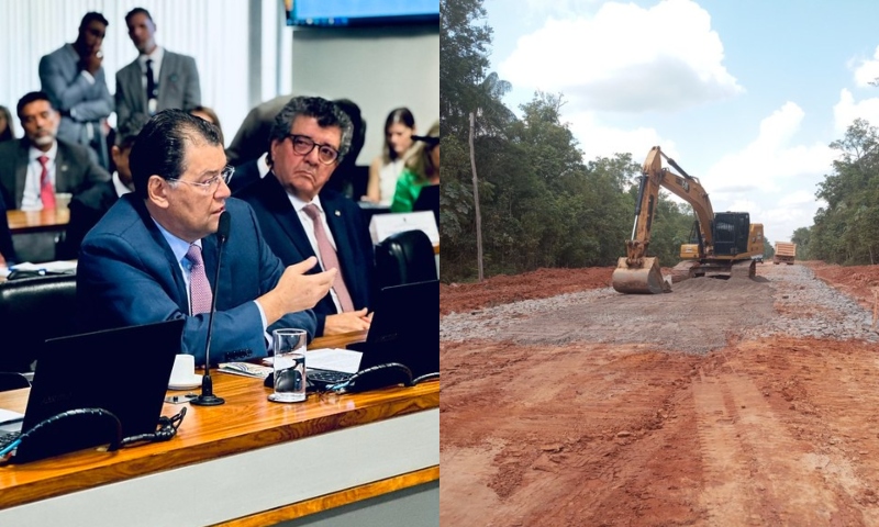 Eduardo Braga cobra solução para asfaltamento completo da BR-319 em audiência com ministro dos Transportes