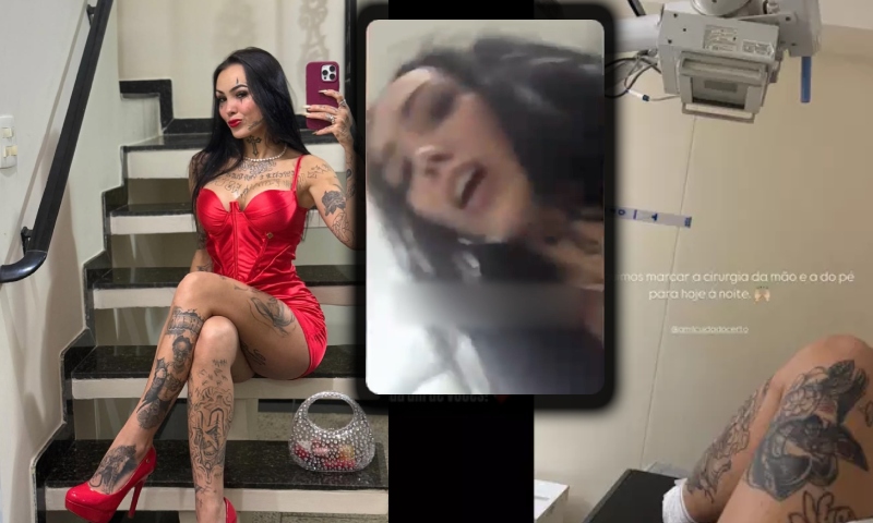 Influencer é esfaqueada 9 vezes pelo namorado durante live: “ele me furou em tudo!”; veja vídeo