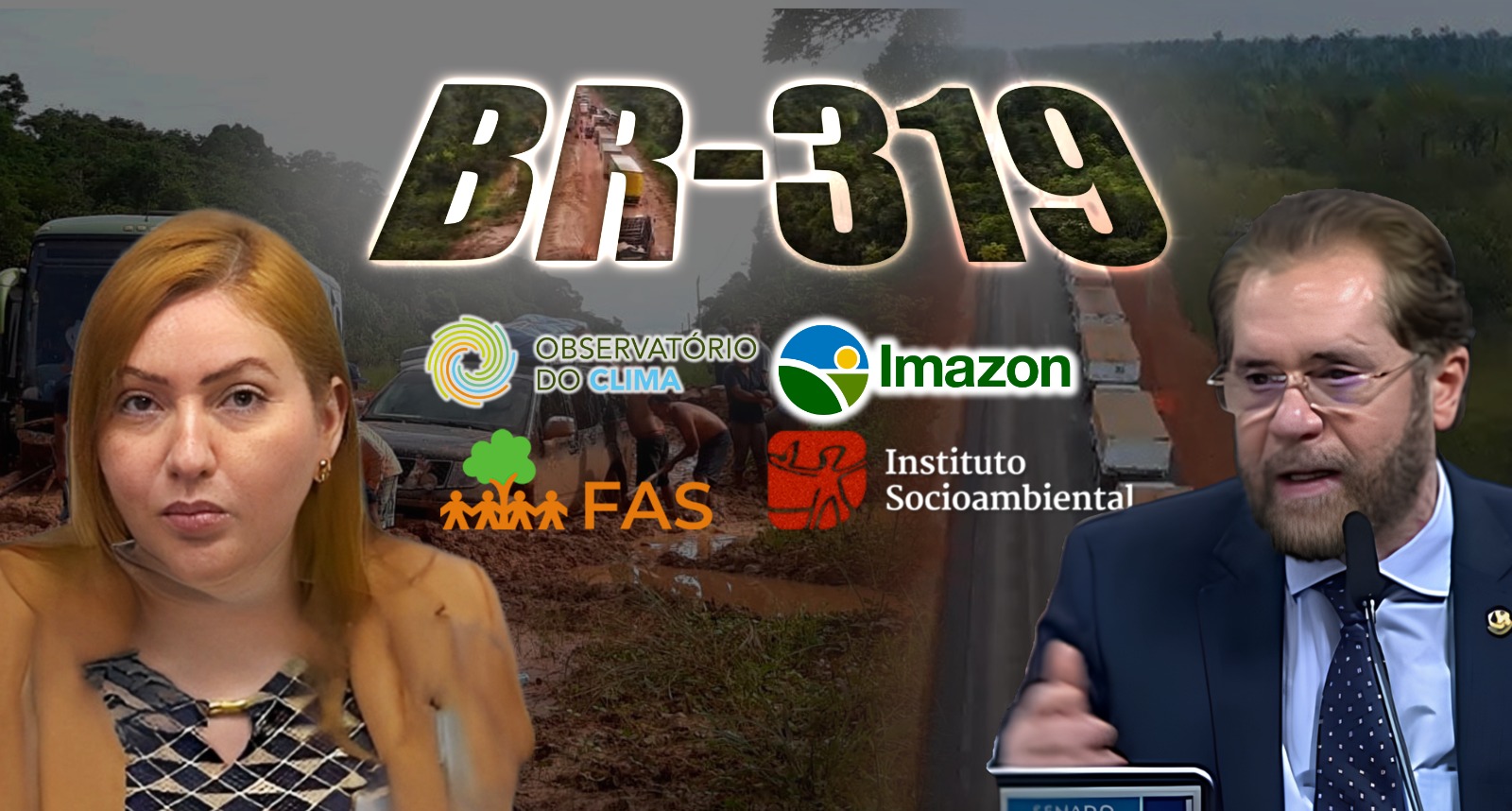 Senador Plínio Valério denuncia ONGs que sabotam a BR-319 e financiam blogueira Paula Litaiff da Cenarium