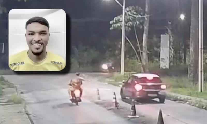 Vídeo mostra dupla perseguindo jogador minutos antes dele ser assassinado em Manaus; veja vídeo