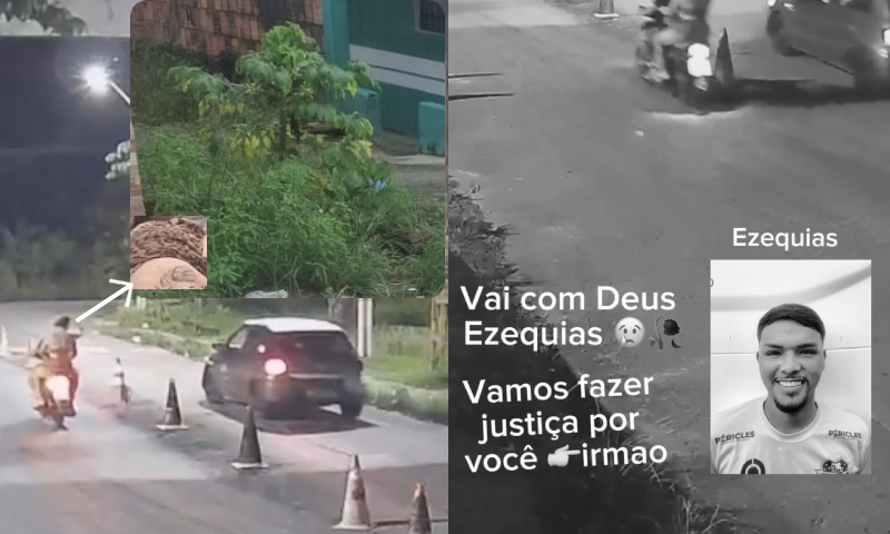 Urgente: casal acusado de matar jogador Ezequias Júnior é executado no bairro Fátima, em Manaus; veja