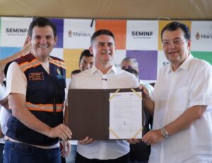 Prefeito David Almeida autoriza obra estratégica para integrar anel viário Sul e melhorar trânsito na zona Oeste; veja