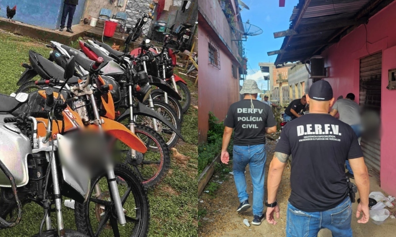 Polícia Civil recupera motocicletas roubadas em Codajás-AM; veja