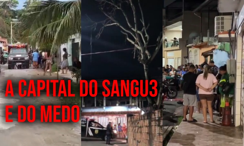 “Até quando Manaus irá sangrar?”: onda de terror, crimes e execuções escancaram a inoperância da SSP-AM; veja vídeo