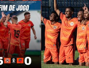 Manauara 'atropela' Humaitá com goleada histórica de 5 a 0 e assume a liderança da Série D