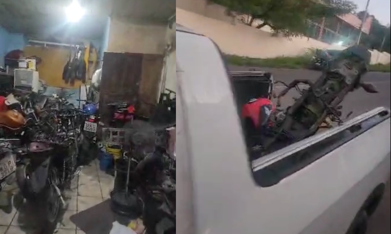 Crime sem Freios: oficina que desmancha motos roubadas é descoberta no bairro Cidade Nova, em Manaus; veja vídeo