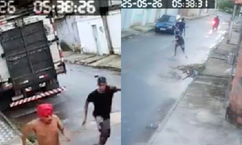 Taradão é perseguido por novinhos após provocar rapazes se mostrando “como veio ao mundo”; veja vídeo