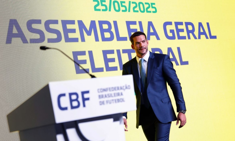 Candidato único, Samir Xaud é eleito novo presidente da CBF