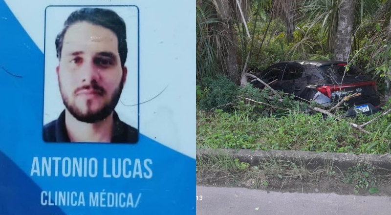 Jovem médico morre em grave acidente na estrada de Presidente Figueiredo