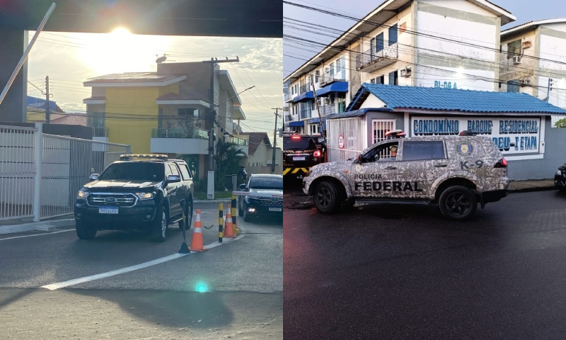 Urgente: PF mira empresários, políticos, PM’s e laranjas em operação contra tráfico de drogas em Manaus