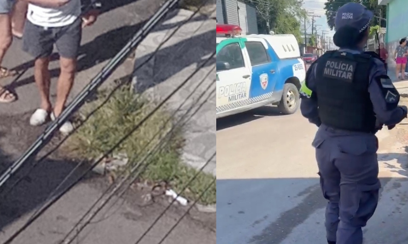 Jovem é assassinado com facada no coração por causa de ciúmes no Bairro Raiz, em Manaus; veja vídeo