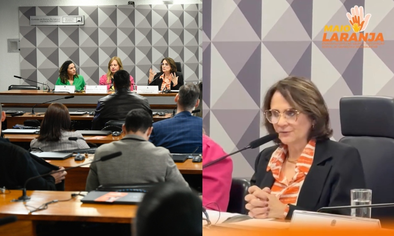 Maio Laranja: senadora Damares Alves lidera mobilização nacional contra a vi0lência s3xual inf4ntil; veja vídeo