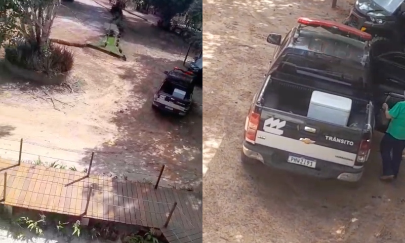 Denúncia: carro do Imtrans de Manacapuru vira “táxi de família” para levar mãe de servidor e cargas pessoais; veja vídeo
