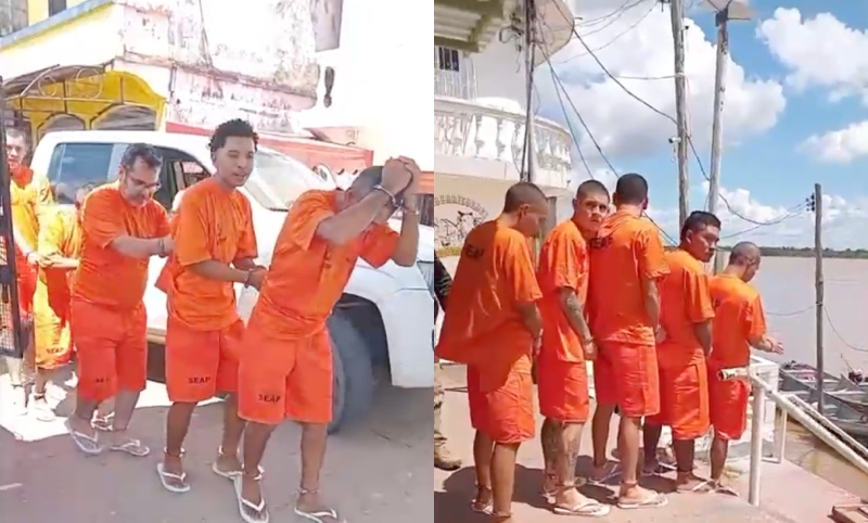 “Eu vou voltar, meu amor”: detento apaixonado faz declaração ao ser transferido de cadeia no Amazonas; veja vídeo