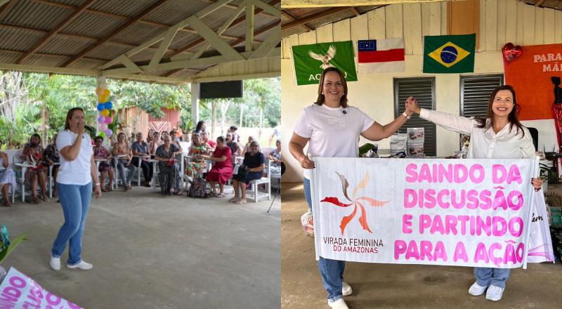 Virada Feminina leva apoio a mulheres ribeirinhas no Amazonas: “Não precisamos de político, precisamos umas das outras”