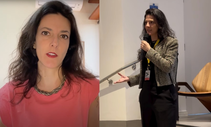 Cris Fibe critica a justiça e defende proteção às vítimas de abuso sexual em evento na Embaixada do Reino Unido