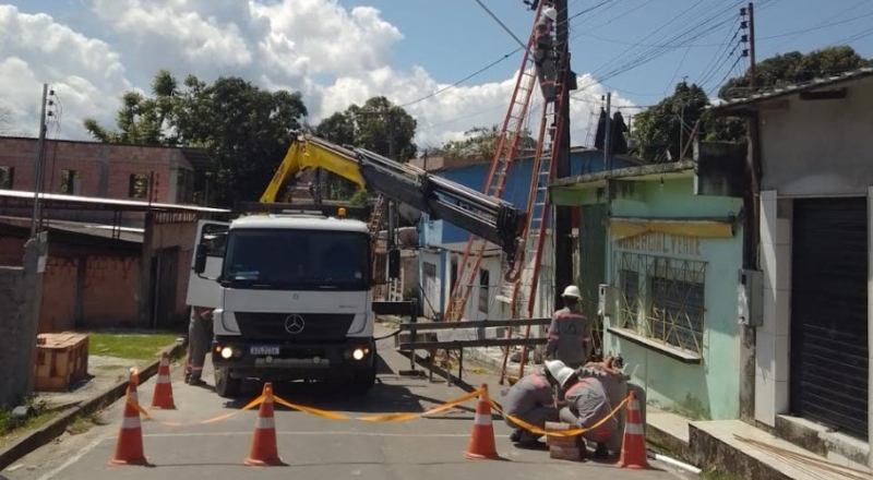 Vários bairros de Manaus ficarão sem energia elétrica nesta terça-feira (3); veja a lista