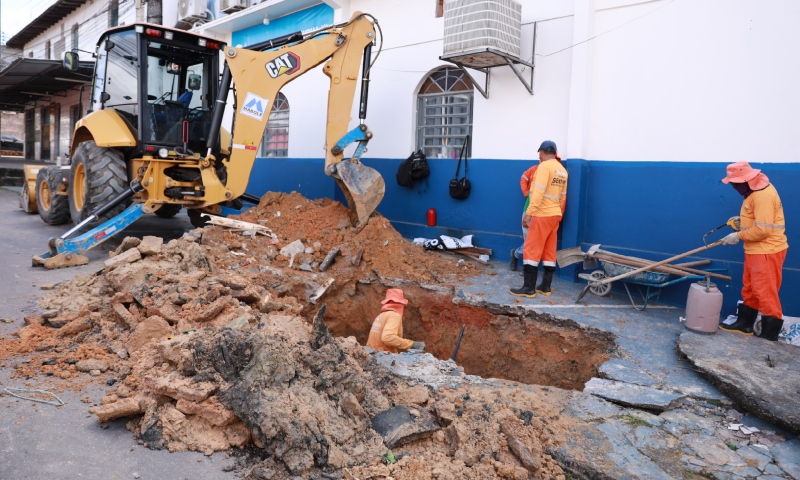 Prefeitura de Manaus recupera galeria subterrânea no conjunto Mutirão