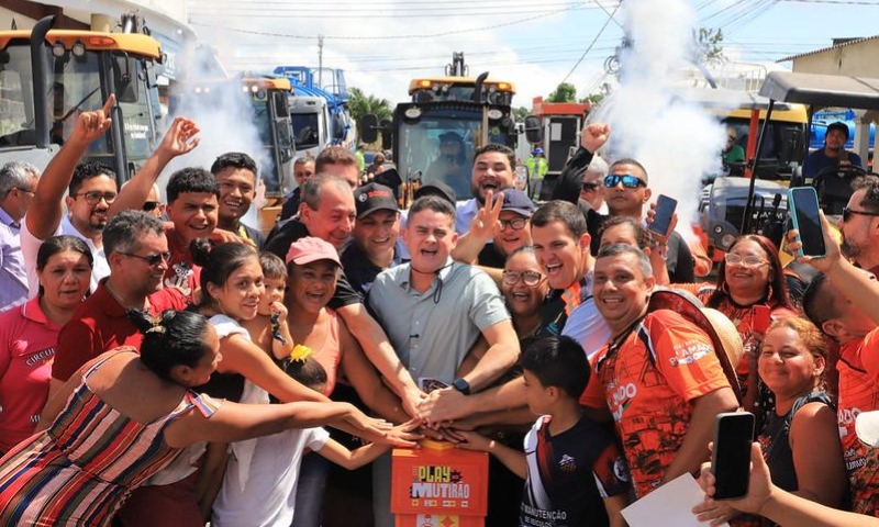 Prefeito David Almeida lança “Mutirão no Bairro” no Tancredo Neves e reforça presença do poder público nas comunidades