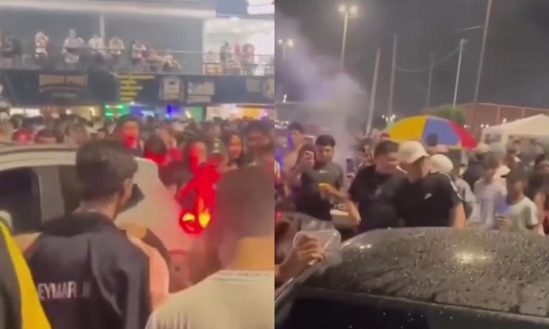 “Voou copão”: blindadas promovem pancadaria generalizada em adega de Manaus; veja vídeo
