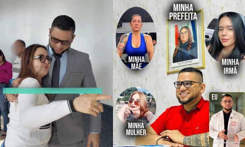 Prefeita Valciléia Maciel paga ‘Bolsa Medicina’ para o procurador-geral de Manacapuru e ainda emprega todas as mulheres da vida dele